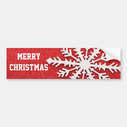 Snowflake Bumpersticker (Voorkant)