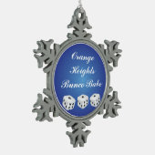 Snowflake Bunco Tin Sneeuwvlok Ornament (Links)