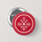 Snowflake Button (Voorkant /achterkant)