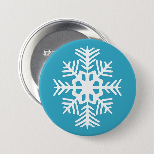 Snowflake Button (Voorkant /achterkant)