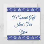 Snowflake Cadeaubon (Voorkant)