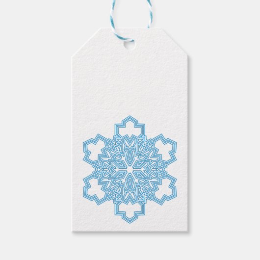 Snowflake Cadeaulabel (Voorkant)