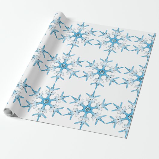 SNOWFLAKE CADEAUPAPIER (Uitgerold)