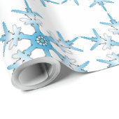 SNOWFLAKE CADEAUPAPIER (Rol Hoek)