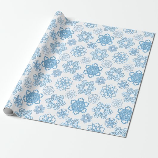 Snowflake Cadeaupapier (Uitgerold)