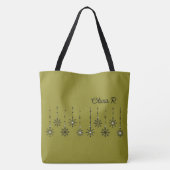 Snowflake Canvas Tas (Achterkant)