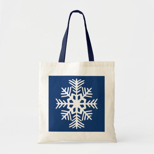 Snowflake Canvas tas (Voorkant)