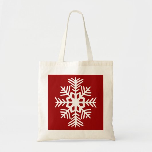 Snowflake Canvas tas (Voorkant)