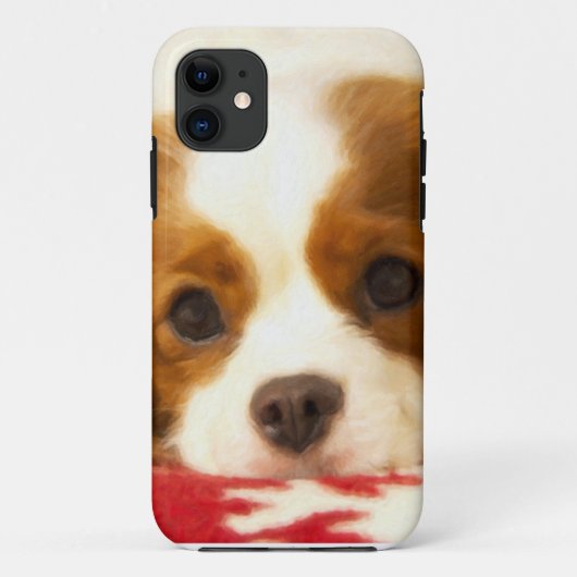 Snowflake Cavalier King Charles Spaniel Case-Mate iPhone Case (Achterkant)