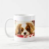 Snowflake Cavalier King Charles Spaniel Koffiemok (Links)