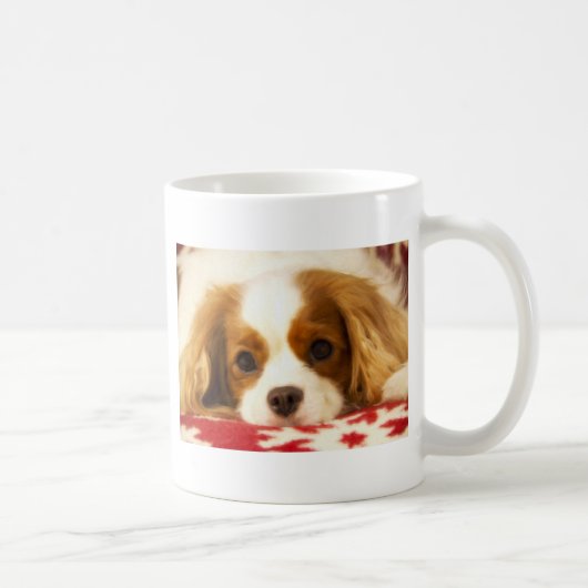 Snowflake Cavalier King Charles Spaniel Koffiemok (Rechts)