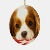 Snowflake Cavalier King Charles Spaniel Ornament (Rechts)
