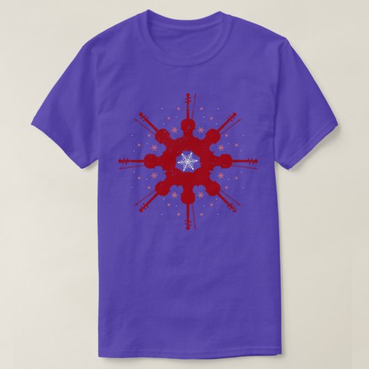 Snowflake Cello T-shirt (Design voorkant)