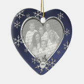 Snowflake Charm Lijst Keramisch Ornament (Rechts)