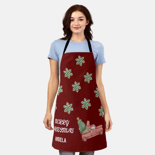 Snowflake Christmas-Schort Schort (Gedragen)