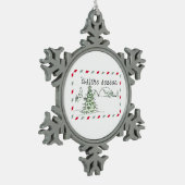 Snowflake Christmas Tree Ornament (Links)