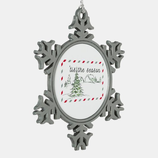 Snowflake Christmas Tree Ornament (Links)