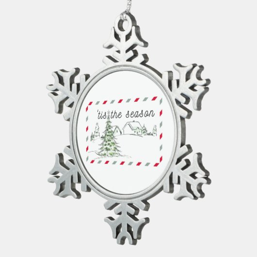 Snowflake Christmas Tree Ornament (Rechts)