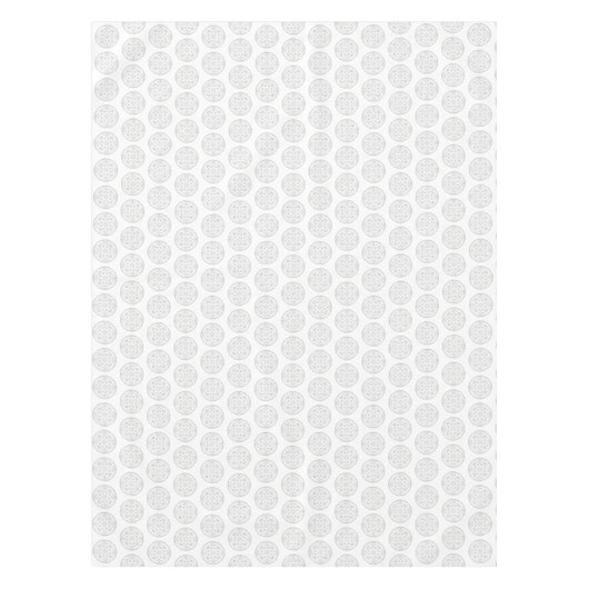 Snowflake Circle tafelkleed (Voorkant)