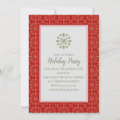 Snowflake Classic Elegant Kaart (Voorkant)