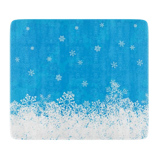Snowflake Collectie snijplaat 6"x7" Snijplank (Voorkant)