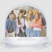 Snowflake Collega's Meme Art Foto Kantoor Gift Sneeuwbol (Achterkant)