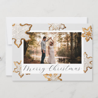 Snowflake Cookie Christmas Kaart