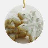 Snowflake Cookies Keramisch Ornament (Voorkant)