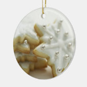 Snowflake Cookies Keramisch Ornament (Links)
