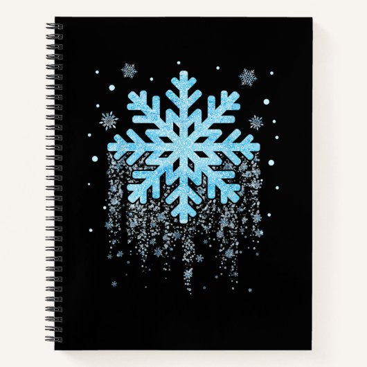 Snowflake Costume Winter Christmas Matching Mens W Notitieboek (Voorkant)