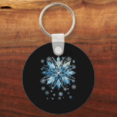 Snowflake Costume Winter Christmas Matching Women  Sleutelhanger (Voorkant)