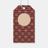 Snowflake Country Christmas Cadeaulabel (Voorkant)