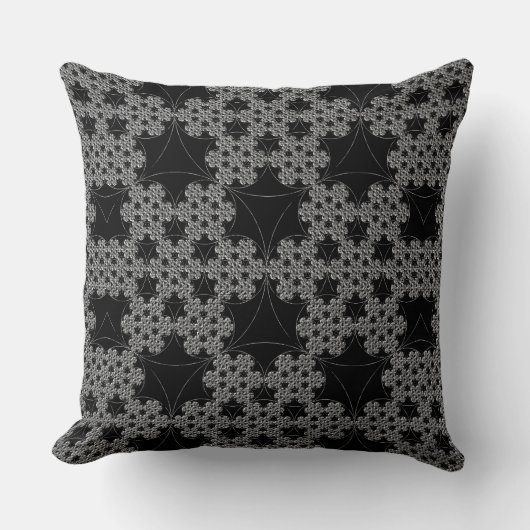 Snowflake Crochet Kussen (Voorkant)