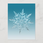 Snowflake Crystal Briefkaart (Voorkant)