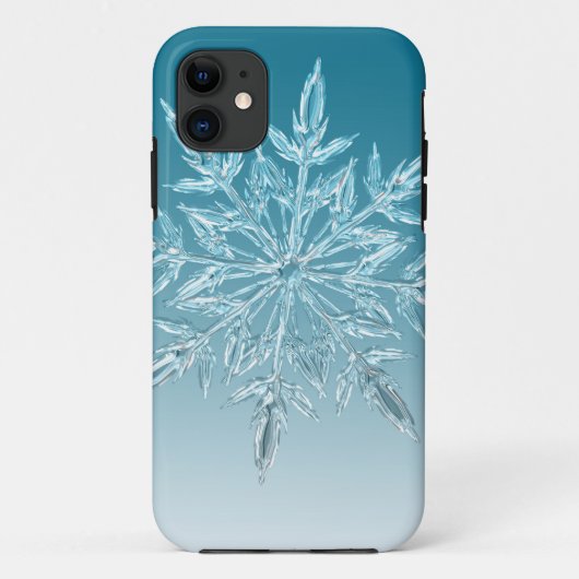 Snowflake Crystal Case-Mate iPhone Case (Achterkant)
