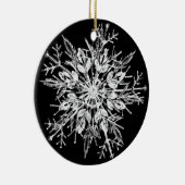 Snowflake Crystal Keramisch Ornament (Rechts)