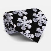 Snowflake Crystal Photos Stropdas (Opgerold)