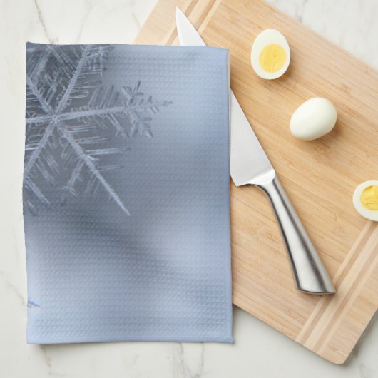 Snowflake Crystals microscopisch vorst winterschot Theedoek (Quarter Fold)