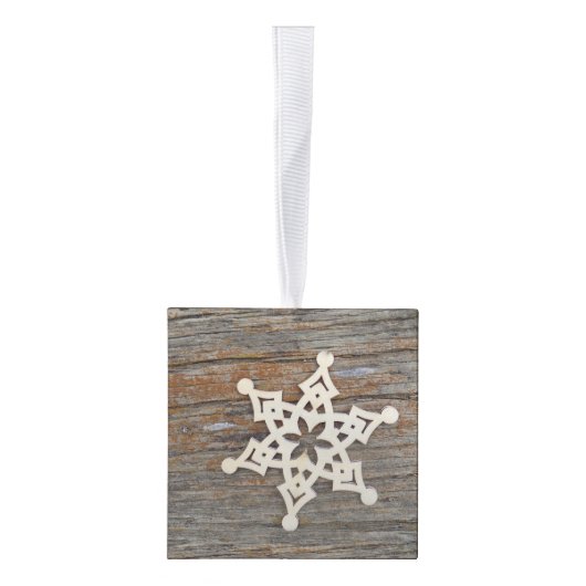 Snowflake Cube Vakantie Ornament (Rechts)