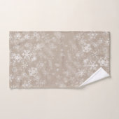 Snowflake Custom Kleuren Kerst Badhanddoek Set Bad Handdoek (Handdoek)
