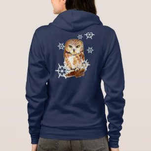 Snowflake Cute Saw Whet Owl Shirt