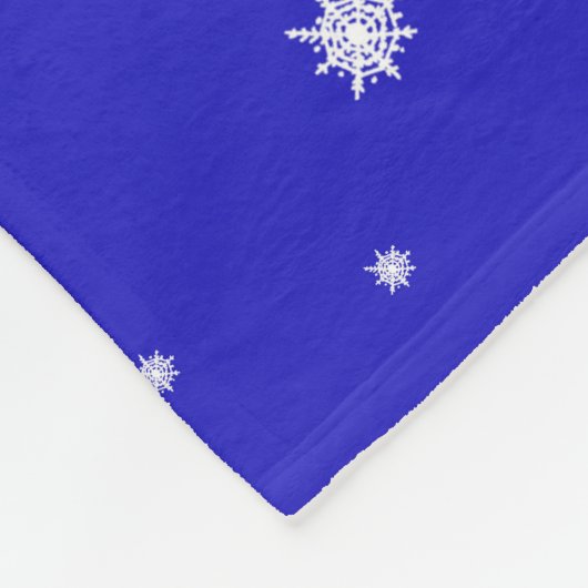 Snowflake Dance Patroon Fleece Deken (Hoek)