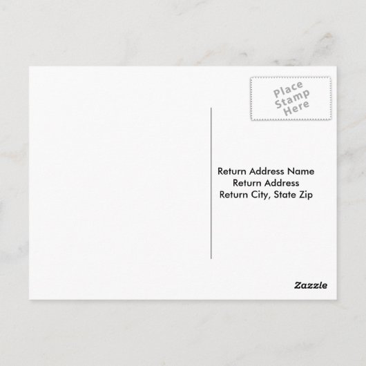 Snowflake Dank u briefkaart (Achterkant)