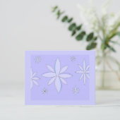 Snowflake design feestdagenkaart (Staand voorkant)
