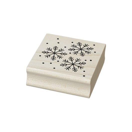 Snowflake design rubberstempel (Stempel)