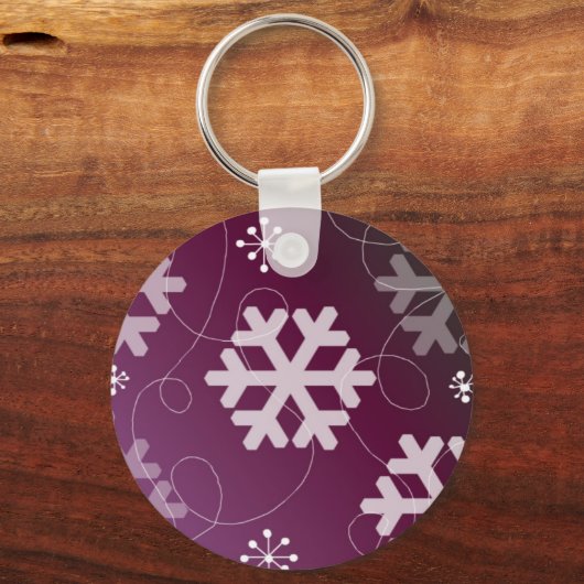 Snowflake design sleutelhanger (Voorkant)
