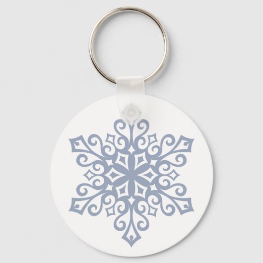 Snowflake Design Winter Sleutelhanger (Voorkant)