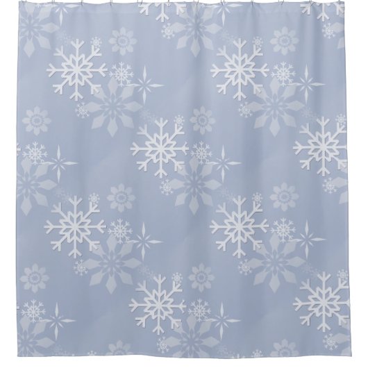 Snowflake douchegordijn (Voorkant)