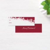 Snowflake Edge Holiday Gift Kaart (Bureau)