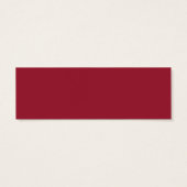 Snowflake Edge Holiday Gift Label Mini Visitekaartjes (Achterkant)